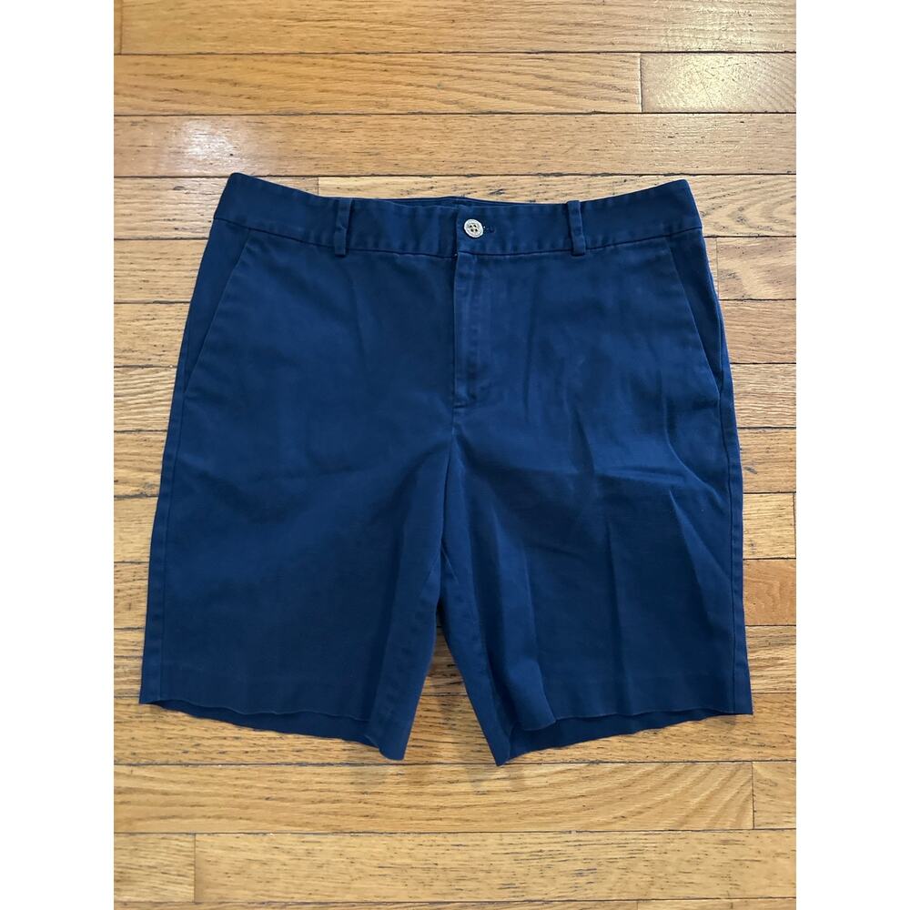 Lauren Ralph Lauren Navy Bermuda Shorts Women’s Size 12 Stretch Chino Career